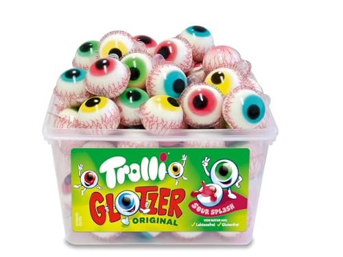 Trolli Dosen Diverse Sets 1er 2er 3er 4er Set Büro Party Mischpaket Grosspackung 1x Glotzer & 1xHLKauf-Block von HLKauf