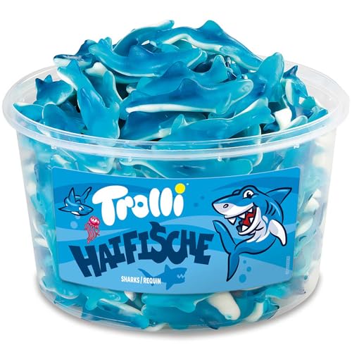 Trolli Dosen Diverse Sets 1er 2er 3er 4er Set Büro Party Mischpaket Grosspackung 1x Haifische & 1xHLKauf-Block von HLKauf