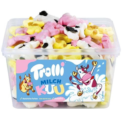 Trolli Dosen Diverse Sets 1er 2er 3er 4er Set Büro Party Mischpaket Grosspackung 1x Milchkuh & 1xHLKauf-Block von HLKauf