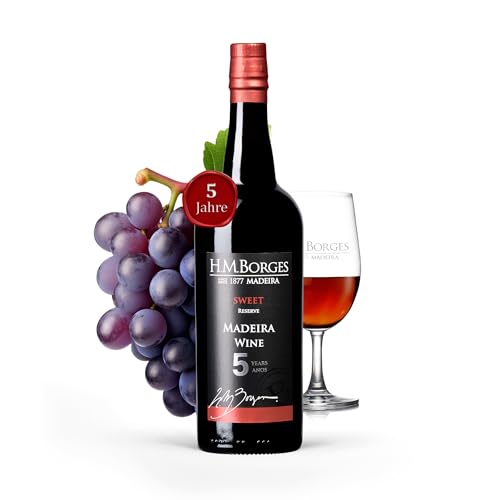 HM Borges, Madeira Wein, 5 Years, sweet, 0,75l von HM Borges since 1877