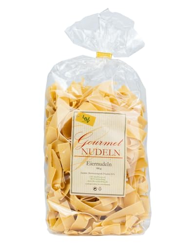 Hohenloher Bauerngenossenschaft Gourmet Nudeln Bandnudeln 12 mm 500 g - Regional produziert mit ausgewählten Zutaten - Perfekt für Pastagerichte, Nudelsalat oder als Beilage von HOHENLOHER Bauerngenossenschaft