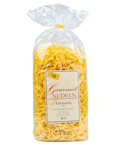 Hohenloher Bauerngenossenschaft Gourmet Nudeln Bandnudeln 5 mm 500 g - Regional produziert mit ausgewählten Zutaten - Perfekt für Pastagerichte, Nudelsalat oder als Beilage von HOHENLOHER Bauerngenossenschaft