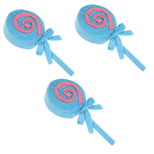 HOLIDYOYO 3st Lollipop-Modell Simulation Süßigkeiten Ornament Weihnachtslutscher-Ornamente Lutscher-Dekoration Lollipop-partyzubehör Lutscher Süßigkeiten Ornament Große Strudellutscher von HOLIDYOYO