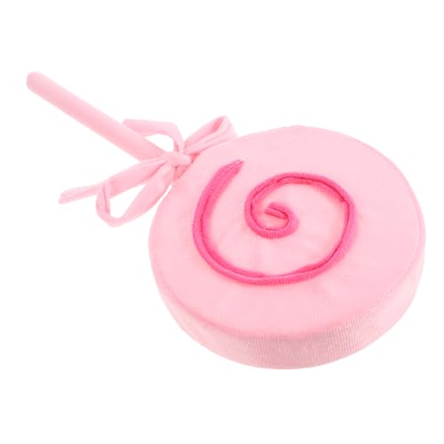 HOLIDYOYO Lollipop-Modell Lutscher Simulation Essen Party-süßigkeiten-Dekoration Einzigartige Lollipop-Ornamente Dekoration Für Hochzeitsfeiern Großes Bonbon-Ornament Rosa von HOLIDYOYO