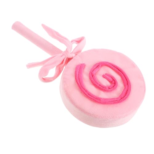 HOLIDYOYO Lollipop-Modell Lutscher Süßigkeiten Requisiten Lollipop-szenen-Ornamente Einzigartige Lollipop-Ornamente Dekoration Für Hochzeitsfeiern Gefälschte Essensfoto-Requisiten Rosa von HOLIDYOYO