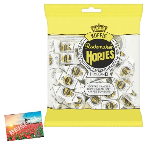 Set 1x Rademakers Hopjes Kaffee Bonbons 200g I Coffee Candy I Kaffee-Karamell-Geschmack I Süßigkeiten aus den Niederlanden I Caramel Candy I Café I Holland-Box by Vriens von HOLLAND-BOX BY VRIENS