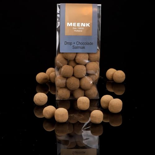 Set 3x Meenk Drop + Choco + Salmiak 150g I würziges Lakritz mit Schokolade und Salmiakpulver aus den Niederlanden I holländische Lakritz I Vollmilchschokolade I süß und würzig I Holland-Box by Vriens von HOLLAND-BOX BY VRIENS