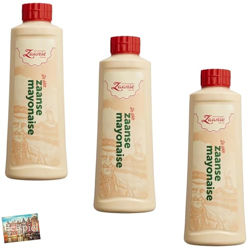 Set 3x Van Wijngaarden Zaanse Mayonnaise 750ml I holländische Mayonnaise für ihre Küche I Mayonaise aus den Niederlanden I Majo für Salate, zum Grillen etc. I Holland-Box by Vriens von HOLLAND-BOX BY VRIENS