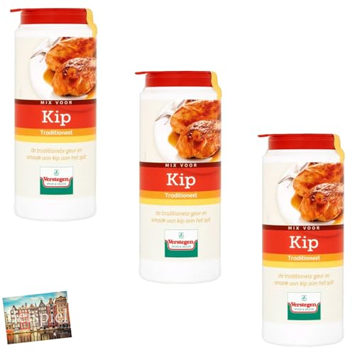 Set 3x Verstegen Mix voor Kip 225g I Gewürzmischung für Hähnchen I Gewürz-Mix für deine Hühnchengerichte I zum Grillen, Braten und Backen I Huhn I Kip I Holland-Box by Vriens von HOLLAND-BOX BY VRIENS