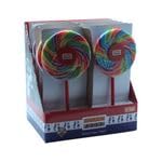 Holland Foodz Rainbow Torandy Lutscher fruchtig 80g 12er Display von HOLLAND FOODZ