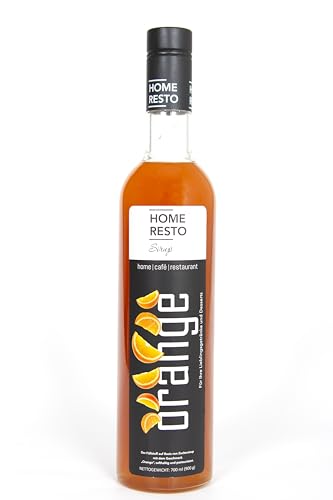 "Orange Spritz" Dessertsirup | Verführerischer HOME RESTO Sirup in einer 700ml - Flasche | Süßungsmittel vielseitig verwendbar - Entfalten Sie Ihre Kreativität von HOME RESTO