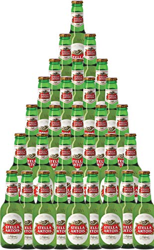 30er-Paket Bier | Bierpaket | Internationales Bier | Großpaket zum Sparpreis (30er-Paket Stella Artois Belgisches Pils/Lager) von HOPT