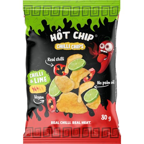 HOT CHIP - Kartoffelchips Chili & Limette - 1 X 80 GR von HOT CHIP