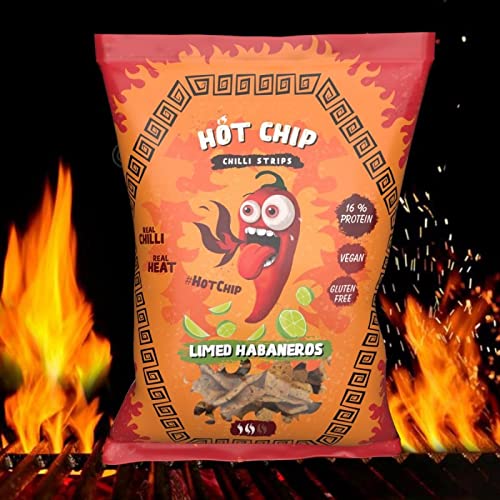 Hot Chip | STRIPS Chili und Limette | aus Hülsenfrüchten | Vegan | kein Gluten | 80g von HOT CHIP