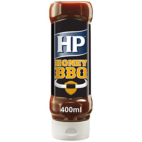 HP BBQ Sauce Honey, Kopfsteherflasche, 8er Pack (8 x 400 ml) von HP