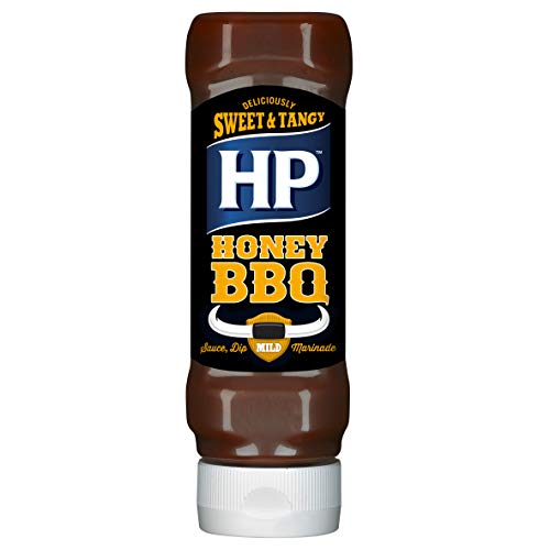 HP BBQ Sauce Honey – Würzige Sauce in der Kopfsteherflasche – 400 ml von HP