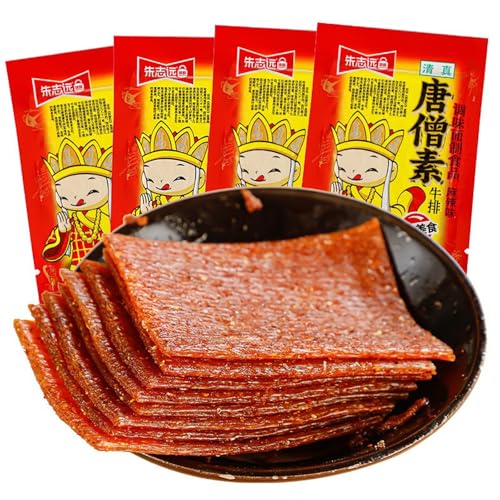 Latiao 10 Packs Chinesische Würzige Snacks，Chinesische würzige Snacks，Klassische Hot Strips fürs Büro, Lässiger Snack（10pcs*10g） von HQQXZQ