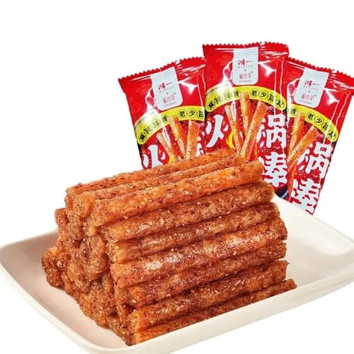 Latiao 10 Packs Chinesische Würzige Snacks，Chinesische würzige Snacks，Klassische Hot Strips fürs Büro, Lässiger Snack（10pcs*18g） von HQQXZQ