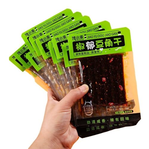 Latiao 10 Packs Spicy Seasoned Snacks，5 Packungen würzige Sticks Süß und würzig, Chinesische Würzige Snacks，Office Casual Snack（24g×10Packungen） von HQQXZQ