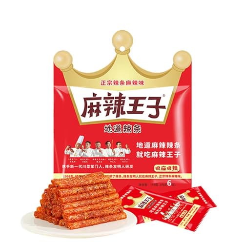 Latiao 3Packs Chinesische Würzige Snacks，Würzig Gewürzte Party-Snacks，Klassische Hot Strips fürs Büro Scharfer Weizensnack Klassische Hot Strips fürs Büro von HQQXZQ