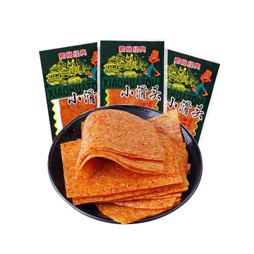 Latiao 5 Packs Chinesische Würzige Snacks，Würzig Gewürzte Party-Snacks，Klassische Hot Strips fürs Büro, Lässiger Snack von HQQXZQ