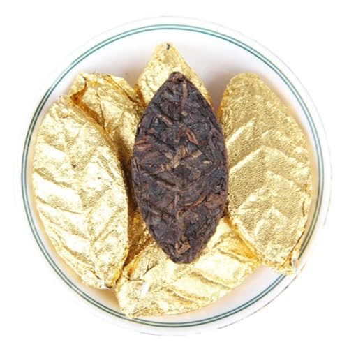 Alter Baum Goldenes Blatt Reifer Pu'er-Tee Aus Dem Menghai-Teegebiet, Yunnan 500g/17.64oz Qualität Nach Wahl von HQZMCTE