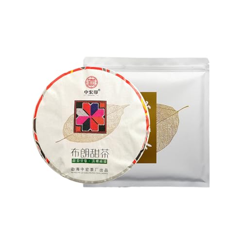 Bulang Berg Süßer Tee - 357g Roher Pu'er Tee, Yunnan Qizi Kuchentee, Qualität Nach Wahl von HQZMCTE