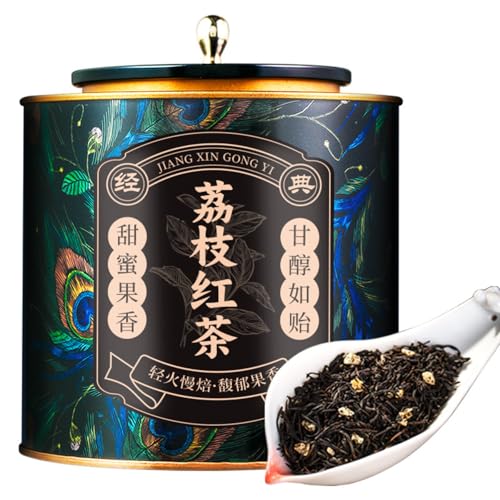 Exquisite Mischung Aus Lychee Und Lapsang Souchong Schwarztee - 250g Reichhaltiger Und Weicher Lychee Schwarztee von HQZMCTE