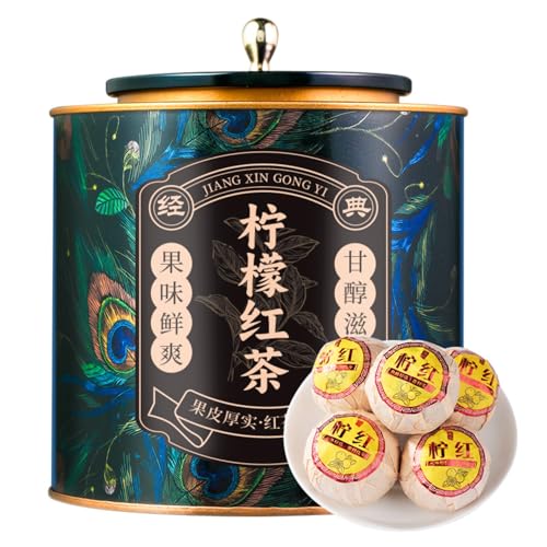 Exquisite Mischung Aus Zitrone Und Yunnan Dianhong Tee-KlassikerZitrone Schwarztee-Einzigartiger Tee-Charme (250g * 1) von HQZMCTE