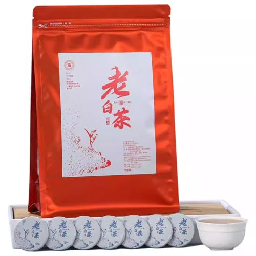 Fuding Gongmei Jujube Aromatisierter Weißer Tee Kleine Kuchen 250g - Premium Mit Gereiftem Duft von HQZMCTE