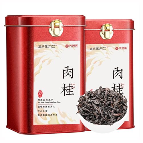 Klassisches Wuyi Berg Starkes Aroma Oolong Tee 125g * 2- Doppelkannen-Set Rougui Oolong Tee- Loses Blatt von HQZMCTE