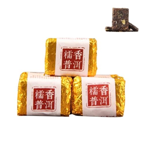 Klebriger Duft Pu'er Kleiner Quadratischer Backstein Tuocha17.64 Oz Gealterter Yunnan Pu'er Reifer Tee 500g von HQZMCTE