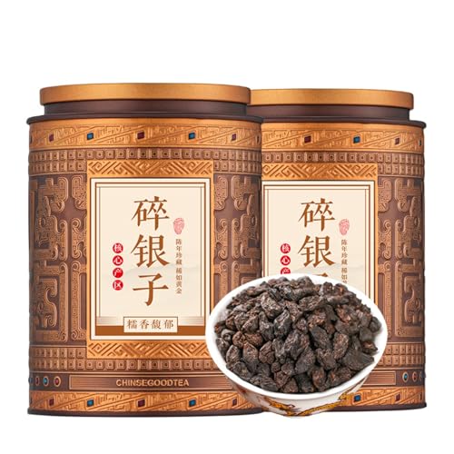 Klebriger duftender Tee Fossil, gereifter Puerh reifer Tee, 500g / 17,64oz klassische Dosenverpackung von HQZMCTE