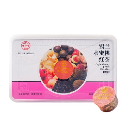 Leckere Pfirsich-Oolong-Tee-Kombination Chinesischer Kräutertee, Gesundheitstee 360g (12g * 30 Dosen/Karton) Geschmacklicher Schwarztee von HQZMCTE