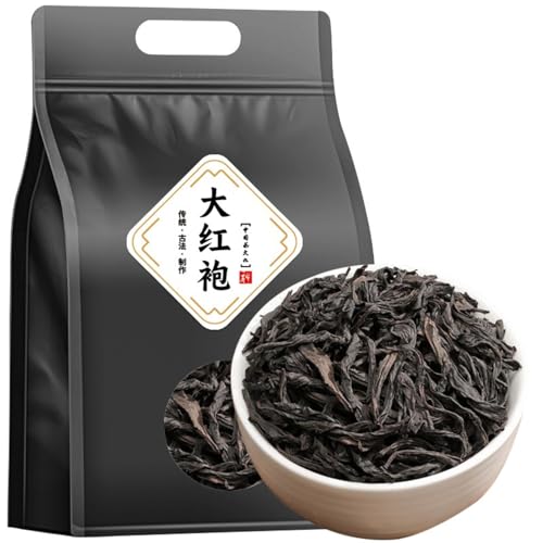 Natürlicher Da Hong Pao Schwarzer Tee - Fujian Wuyi Felsen-Oolong-Tee-Große Rote Robe 250g / Beutel-Lose-Blätter-Tee (250g * 2) von HQZMCTE