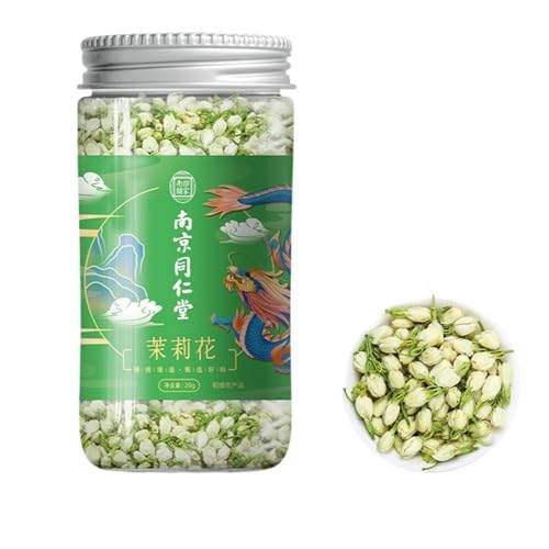 Natürlicher Premium-Kräutertee Gesunder Tee Jasmintee 0,70oz / 20g Stark duftender Bubble Green Tea Natürliche Trocknung Gute Trockenheit von HQZMCTE