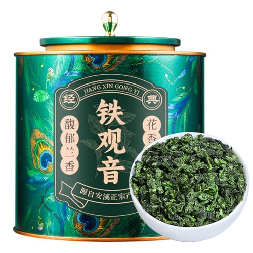 Premium Anxi Tie Guan Yin Oolong Tee, Starkes Aroma 500g (250g * 2) Frischer Und Süßer Nachgeschmack von HQZMCTE