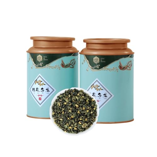 Premium Chinesischer Osmanthus Oolong Tee, Starkes Aroma Tieguanyin Osmanthus Tee 360g (180g * 2) von HQZMCTE