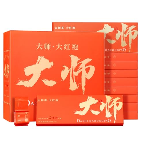 Premium Dahongpao/Großes Rotes Gewand Oolong-Tee Aus Dem Wuyi-Berg, China - Einzeln Verpackte Teebeutel (50g * 10 Schachteln (60 Beutel)) von HQZMCTE