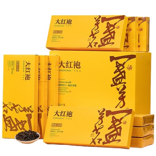 Premium Dahongpao Tee -Großes Rotes Gewand Oolong Tee- Chinesischer Tee Geschenk- Einzeln Verpackte Teebeutel (500g (50g * 10 Schachteln)) von HQZMCTE