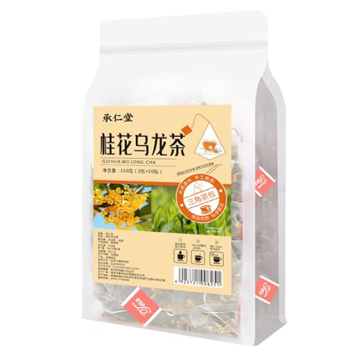 Premium Osmanthus Oolong Teebeutel 150g (3gx50Beutel) Perfekt für jede Szene von HQZMCTE