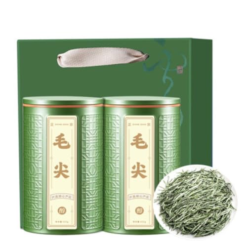 Reiner Grüner Tee Xinyang Original Mao Jian Tee 125g * 2 Dosen Erfrischender Geschmack Aus Der Natur von HQZMCTE