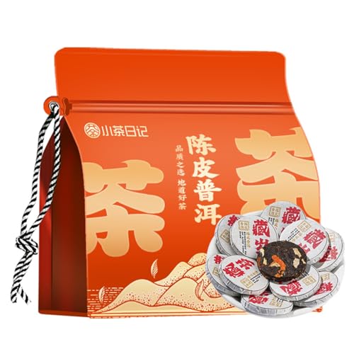 Yunnan 500g / 17,64oz Chenpi (Mandarinenschale) Pu-erh Reife Teekuchen - Klassische Form Für Einfache Lagerung von HQZMCTE