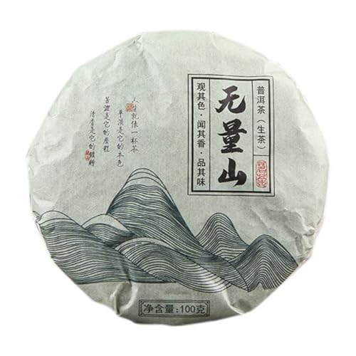 Yunnan Ancient Tree Pu 'er Roher Tee 100g Wuliangshan Kleiner Teekuchen, Einzigartiger Tee-Charme (100g * 10 STÜCKE) von HQZMCTE