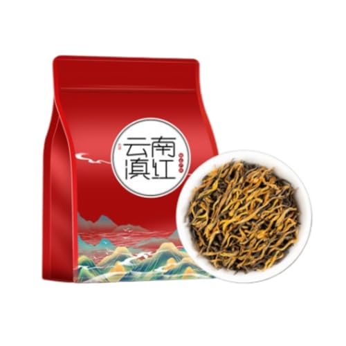 Yunnan Fengqing Dianhong Schwarzer Tee 200g - Ohne Zusatzstoffe -Hochgebirgsquelltee Mit Altem Baum von HQZMCTE