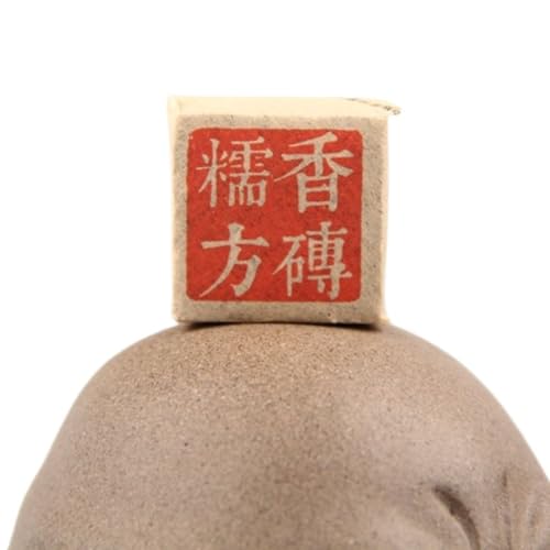 Yunnan Gealterter Puerh Schwarztee, Starker Duft Klebriger Duft Quadratischer Pu'er Tee Kleiner Ziegel Tuocha (500g) von HQZMCTE