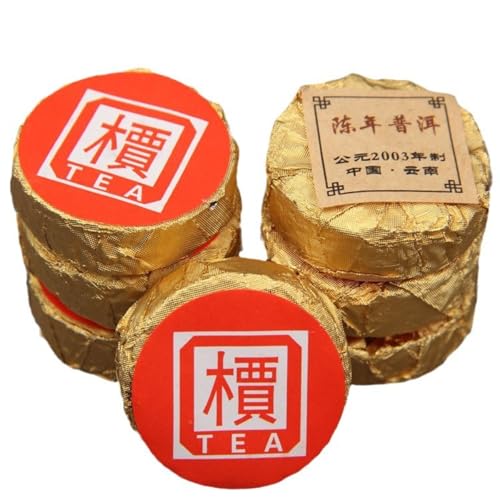 Yunnan Gereifter Duft Puerh Schwarztee, reich an Aromen Pu'er Reifer Tee Mini Tuocha (100g) von HQZMCTE