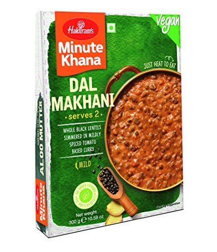 Haldiram's - Dal Makhani (300g) - Traditionelles indisches Gericht - Reich an Geschmack und Nährstoffen - Perfekt für schnelle und köstliche Mahlzeiten von HR Haldiram's