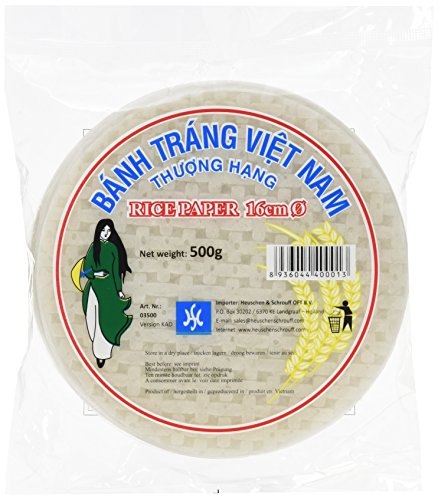 HS Vietnamesisches Reispapier 16cm 500g, 8er Pack (8 x 500 g) von HS