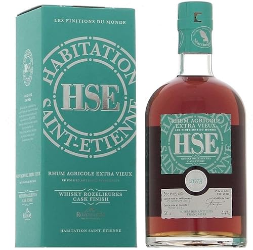 HSE RHUM AGRICOLE EXTRA VIEUX 2013 WHISKY ROZELIEURES CASK FINISH 50 CL von HSE